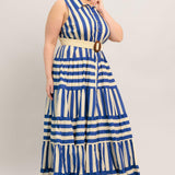 SUNSET BOARDWALK STRIP MAXI DRESS