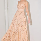 DOTTED DREAM WOVEN MAXI DRESS