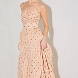 DOTTED DREAM WOVEN MAXI DRESS