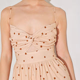 DOTTED DREAM WOVEN MAXI DRESS