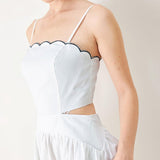 PURE ELEGANCE WOVEN MIDI DRESS