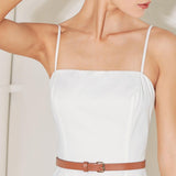 DELICATE ICON WOVEN MIDI DRESS