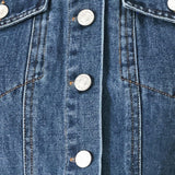 CASUAL GLAM DENIM MINI DRESS