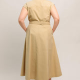 NATURAL INSTINCT WOVEN MIDI DRESS