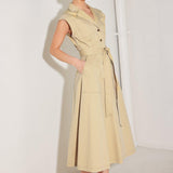 NATURAL INSTINCT WOVEN MIDI DRESS