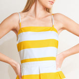 HONEY GLOW WOVEN MIDI DRESS