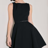 ALL EYES ON YOU WOVEN MINI DRESS