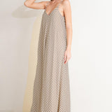 SEASIDE SILHOUETTE WOVEN MIDI DRESS