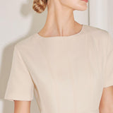 SPRING ICON WOVEN MIDI DRESS