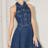 COOL GIRL COMEBACK DENIM MINI DRESS
