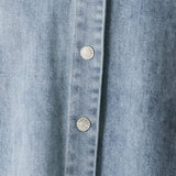 CLASSIC FLOW DENIM MIDI DRESS