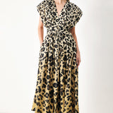 WILD MUSE WOVEN MIDI DRESS