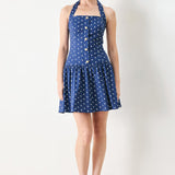 DOTS & DREAMS WOVEN MINI DRESS