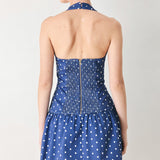 DOTS & DREAMS WOVEN MINI DRESS