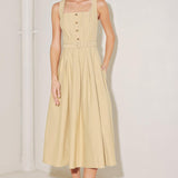 SAHARA GRACE WOVEN MIDI DRESS