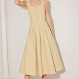 SAHARA GRACE WOVEN MIDI DRESS