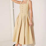 SAHARA GRACE WOVEN MIDI DRESS