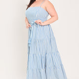 ROSY BREEZE WOVEN ANKLE DRESS