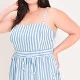 ROSY BREEZE WOVEN ANKLE DRESS