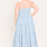 ROSY BREEZE WOVEN ANKLE DRESS