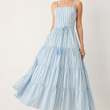 ROSY BREEZE WOVEN ANKLE DRESS