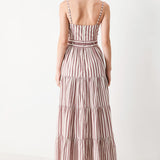 ROSY BREEZE WOVEN ANKLE DRESS