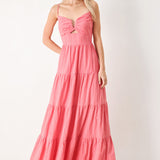 SWEET ESCAPE WOVEN MAXI DRESS