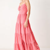 SWEET ESCAPE WOVEN MAXI DRESS