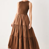 ESPRESSO DREAM SWEATER KNIT MIDI DRESS