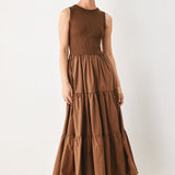 ESPRESSO DREAM SWEATER KNIT MIDI DRESS