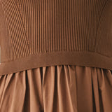 ESPRESSO DREAM SWEATER KNIT MIDI DRESS
