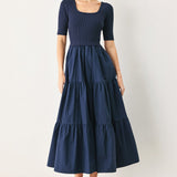 ELEGANT ERA SWEATER KNIT MIDI DRESS