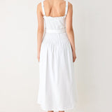THE WEEKEND IN NANTUCKET WOVEN MIDI DRESS