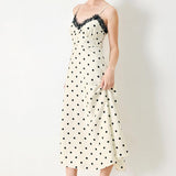 DOTTY SWEETHEART WOVEN MIDI DRESS