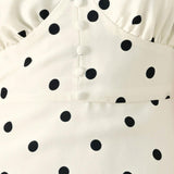 DOTTY SWEETHEART WOVEN MIDI DRESS