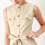 DUNE DAYDREAM WOVEN MIDI DRESS