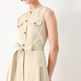 DUNE DAYDREAM WOVEN MIDI DRESS