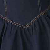 SWEET INDIGO DENIM MINI DRESS
