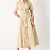 TREND ICON WOVEN MIDI DRESS