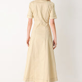 TREND ICON WOVEN MIDI DRESS