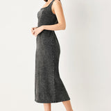 URBAN CHIC DENIM MIDI DRESS