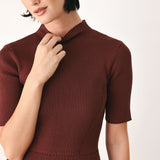 AUTUMN LOVE STORY TIERED MIDI DRESS