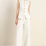 DELICATE HUE WOVEN VEST