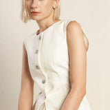 DELICATE HUE WOVEN VEST