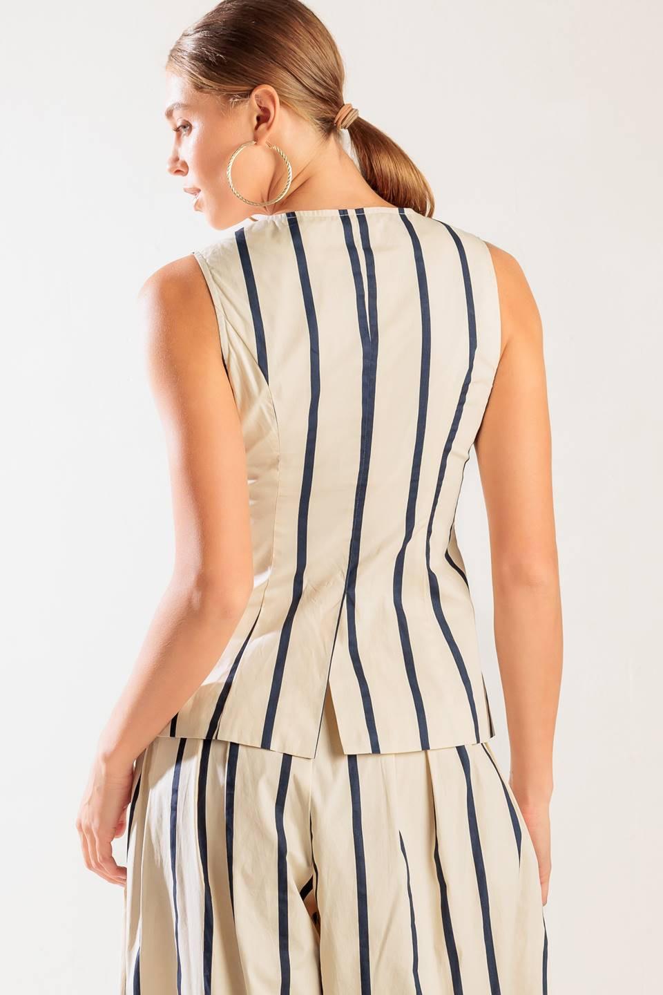 HERE AND NOW WOVEN VEST