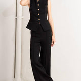 GLOSSY GLAM WOVEN VEST