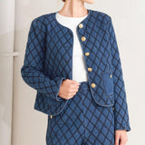 MODERNLUXE QUILTED WOVEN JACKET