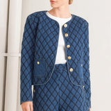 MODERNLUXE QUILTED WOVEN JACKET