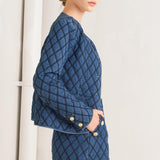 MODERNLUXE QUILTED WOVEN JACKET