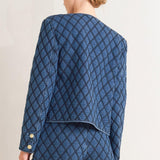 MODERNLUXE QUILTED WOVEN JACKET